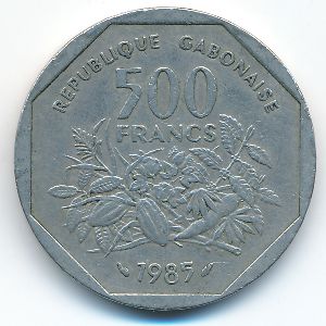 Габон, 500 франков (1985 г.)