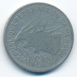 Cameroon, 100 francs, 1971