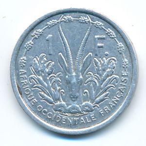 Французская Западная Африка, 1 франк (1948 г.)