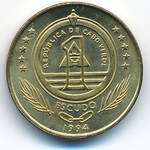 Кабо-Верде, 1 эскудо (1994 г.)