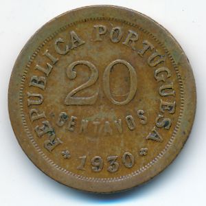 Кабо-Верде, 20 сентаво (1930 г.)
