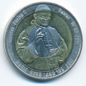 Земля Мэри Бэрд., 10 долларов (2011 г.)