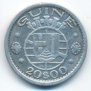 Гвинея-Бисау, 20 эскудо (1952 г.)