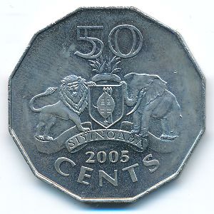 Свазиленд, 50 центов (2005 г.)