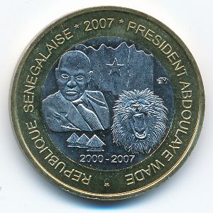 Сенегал, 6000 франков (2007 г.)