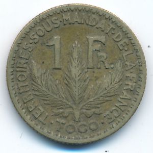 Того, 1 франк (1924 г.)