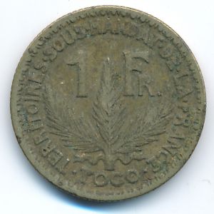 Того, 1 франк (1924 г.)