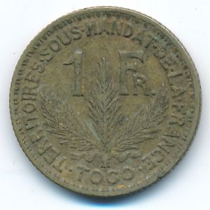 Того, 1 франк (1924 г.)