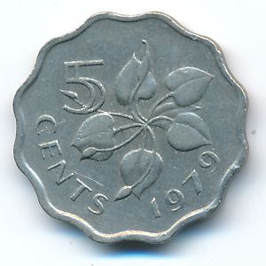 Свазиленд, 5 центов (1979 г.)