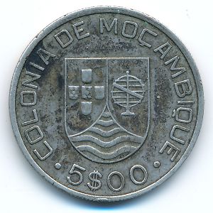 Мозамбик, 5 эскудо (1935 г.)