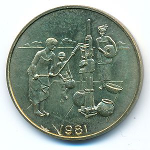 Западная Африка, 10 франков (1981 г.)