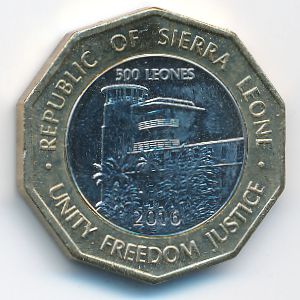 Сьерра-Леоне, 500 леоне (2004 г.)