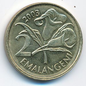 Свазиленд, 2 эмалангени (2003 г.)