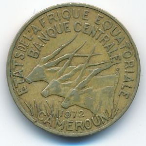 Камерун, 10 франков (1972 г.)
