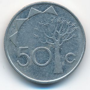 Намибия, 50 центов (1993 г.)