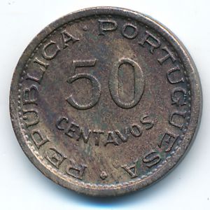 Ангола, 50 сентаво (1955 г.)