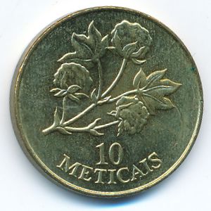 Мозамбик, 10 метикал (1994 г.)