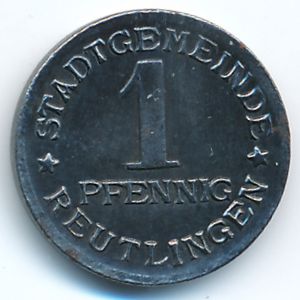 Reutlingen, 1 пфенниг, 1920