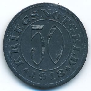 Ройтлинген., 50 пфеннигов (1918 г.)
