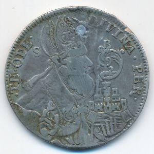 Ragusa, 1 талеро, 1743