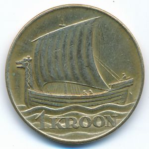Эстония, 1 крона (1934 г.)