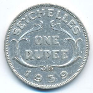 Сейшелы, 1 рупия (1939 г.)
