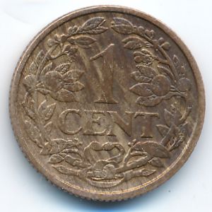 Netherlands, 1 cent, 1924