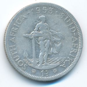ЮАР, 1 шиллинг (1953 г.)