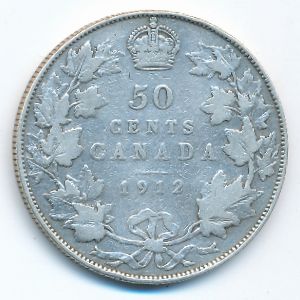 Канада, 50 центов (1912 г.)