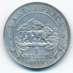 Восточная Африка, 1 шиллинг (1925 г.)