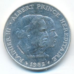 Монако, 100 франков (1982 г.)