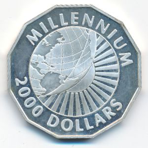 Гайана, 2000 долларов (1999 г.)