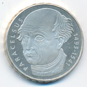 Switzerland, 20 francs, 1993
