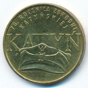 Польша, 2 злотых (2010 г.)