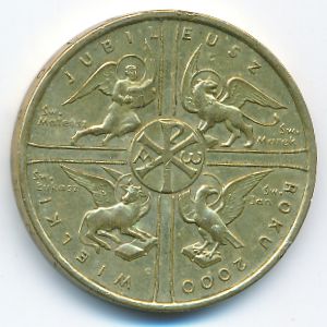 Польша, 2 злотых (2000 г.)