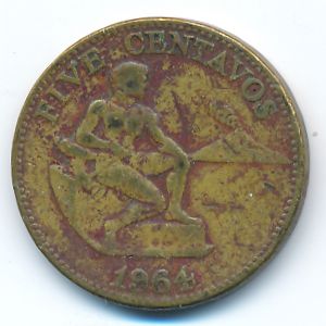 Филиппины, 5 сентаво (1964 г.)