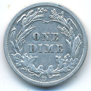 США, 1 дайм (1914 г.)