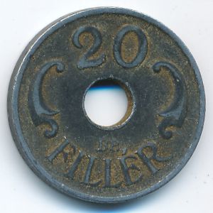 Венгрия, 20 филлеров (1941 г.)