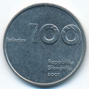 Словения, 100 толаров (2001 г.)