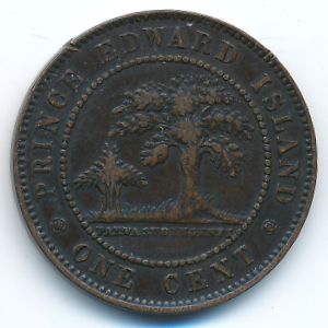 Остров Принца Эдварда, 1 цент (1871 г.)