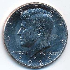 США, 1/2 доллара (2025 г.)