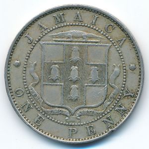 Ямайка, 1 пенни (1928 г.)