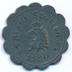 Штеттин., 50 пфеннигов (1920 г.)