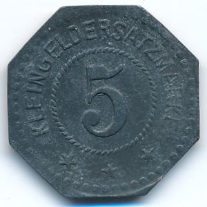 Зегеберг., 5 пфеннигов