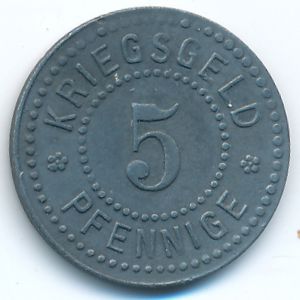Зиген., 5 пфеннигов (1917 г.)