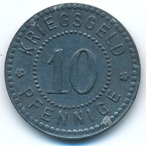 Зиген., 10 пфеннигов (1917 г.)