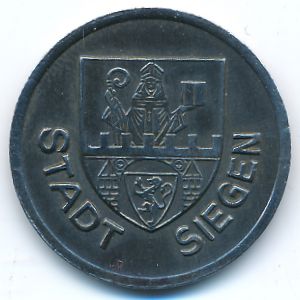 Зиген., 50 пфеннигов (1918 г.)