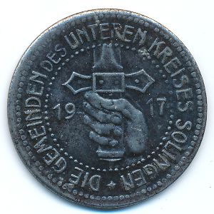 Золинген., 50 пфеннигов (1917 г.)