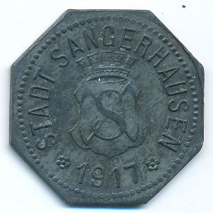 Зангерхаузен., 50 пфеннигов (1917 г.)