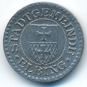 Эльбинг., 2 пфеннига (1918 г.)